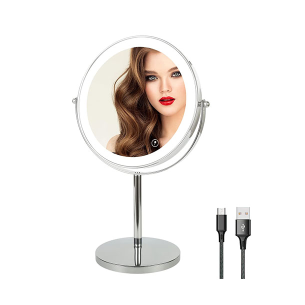 Miroir de maquillage éclairé