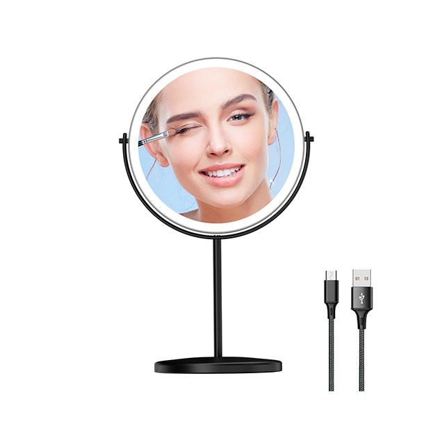 Miroir de maquillage éclairé